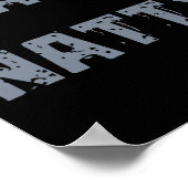 Poster Stéroïde de construction physique demi-nue (Coin)