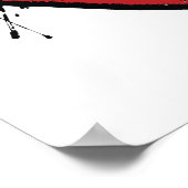 Poster stéthoscope cardiaque anatomique (Coin)