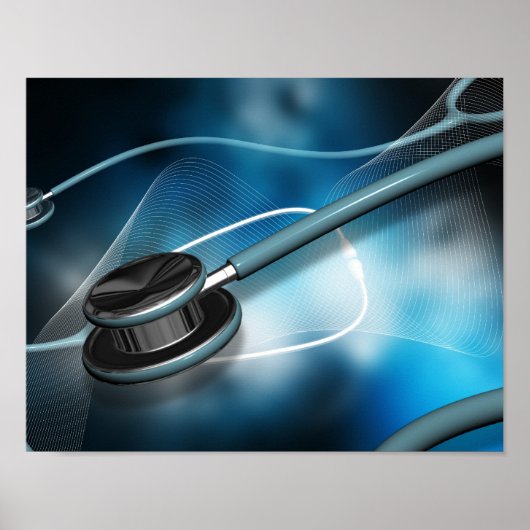Poster Stéthoscopes médicaux (Devant)