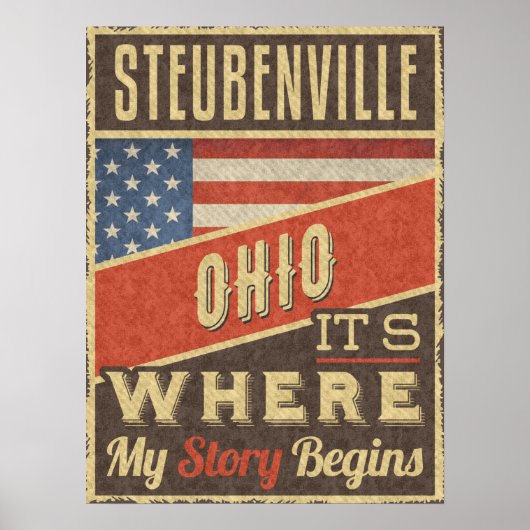 Poster Steubenville Ohio (Devant)