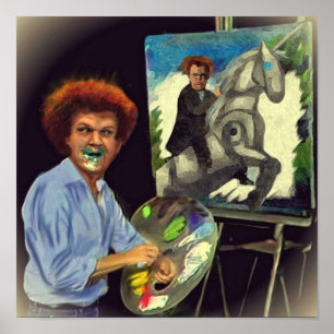 Poster Steve Brule peint