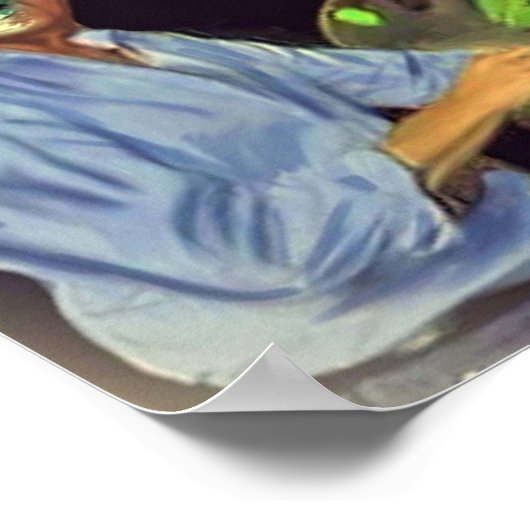 Poster Steve Brule peint (Coin)