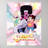 Poster Steven Universe | Crystal Gem Group Huddle (Devant)