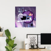 Poster Steven Universe | Graphique de caractères d'améthy (Bureau à domicile)