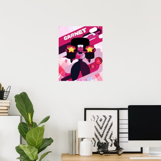 Poster Steven Universe | Graphique de caractères Garnet (Bureau à domicile)