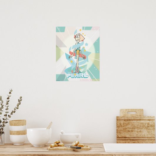 Poster Steven Universe | Graphique de caractères perles (Cuisine)
