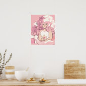 Poster Steven Universe | Illustration de quartz Rose (Cuisine)