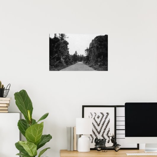 Poster Stevenson Pass, WA View North Bank Highway (Bureau à domicile)