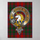 Poster Stewart Appin Tartan & Badge (Devant)