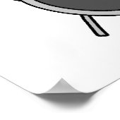 Poster Stick Figure Homme Drummer T-shirts et cadeaux (Coin)