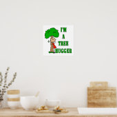 Poster Stick Figure Tree Hugger T-shirts et cadeaux (Cuisine)