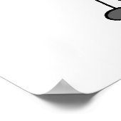 Poster Stick mâle - Golfer (Coin)