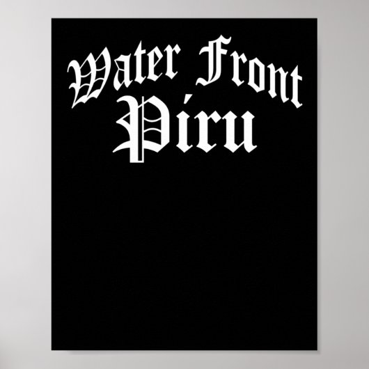 Poster Sticker avant Piru (Devant)