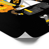 Poster Sticker Boutique Bruin (Coin)