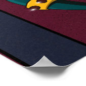 Poster Sticker Carré Snake (Coin)