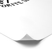 Poster Sticker d'art de la saison préférée (Coin)