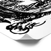 Poster Sticker De La Dame De Justice (Coin)