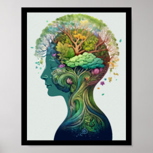 Poster Sticker de la Journée mondiale de la santé mentale