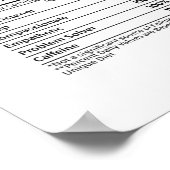 Poster Sticker de la valeur nutritive des travailleurs so (Coin)