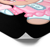 Poster Sticker de lapin clown (Coin)