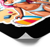 Poster Sticker de plage Nicki Minaj (Coin)