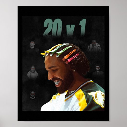 Poster Sticker Drake 20 V 1 (Devant)