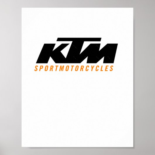 Poster Sticker du logo Ktm2 (Devant)