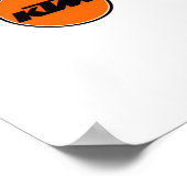 Poster Sticker du logo Ktm4 (Coin)