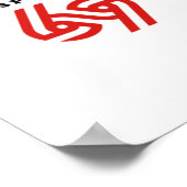 Poster Sticker en perspective (Coin)