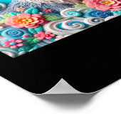 Poster Sticker Fox 3d (Coin)