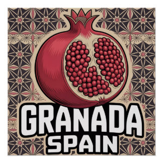 Poster Sticker Grenade Espagne grenade