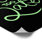 Poster Sticker jamais trop tard (Coin)