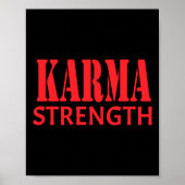 Poster Sticker Karma Strength (Devant)