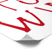 Poster Sticker Né Pour Gagner (Coin)