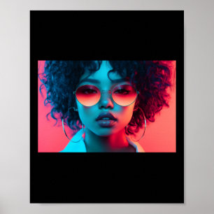 Poster Sticker Neon Glow
