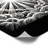 Poster Sticker Par Aspera Ad Lux (Coin)