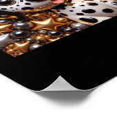 Poster Sticker pour chien dalmate 3d (Coin)