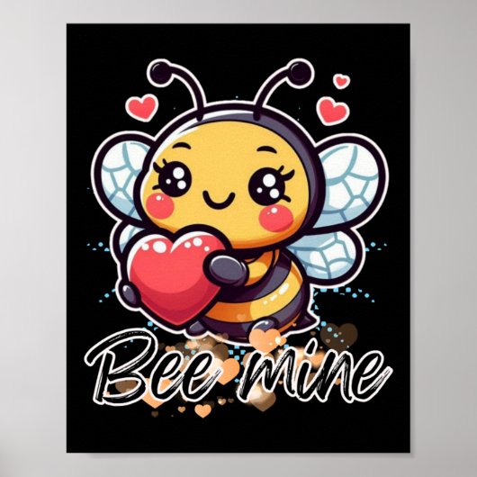 Poster Sticker pour la mine d'abeilles (Devant)