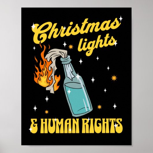 Poster Sticker pour les droits de l'homme (Devant)