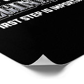 Poster Sticker Première Étape S (Coin)