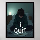 Poster Sticker Quitter (Devant)