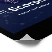 Poster Sticker Scorpio Zodiac (Coin)