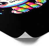 Poster Sticker singe Unicorne (Coin)