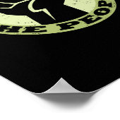 Poster Sticker Vintage Du Pouvoir Au Peuple (Coin)