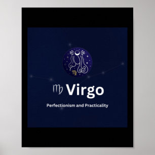 Poster Sticker Virgo Zodiac