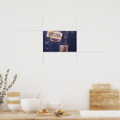 Poster Stickers Vieux Bagages (Cuisine)