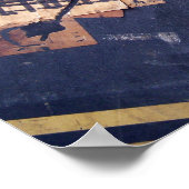 Poster Stickers Vieux Bagages (Coin)