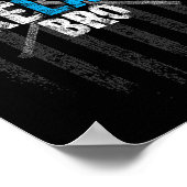 Poster Sticks de crosse de Bro Détendus (Coin)