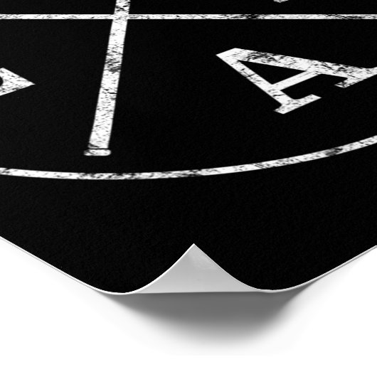 Poster Sticks de crosse Emblem I Tee pour les joueurs LAX (Coin)