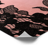 Poster stilettos noirs et dentelle (Coin)